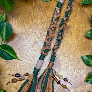 Dreadwrap, hairwrap, dreadlock extension (Set of two)