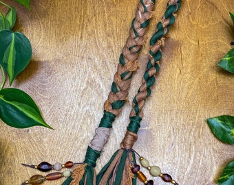 Dreadwrap, hairwrap, dreadlock extension (Set of two)