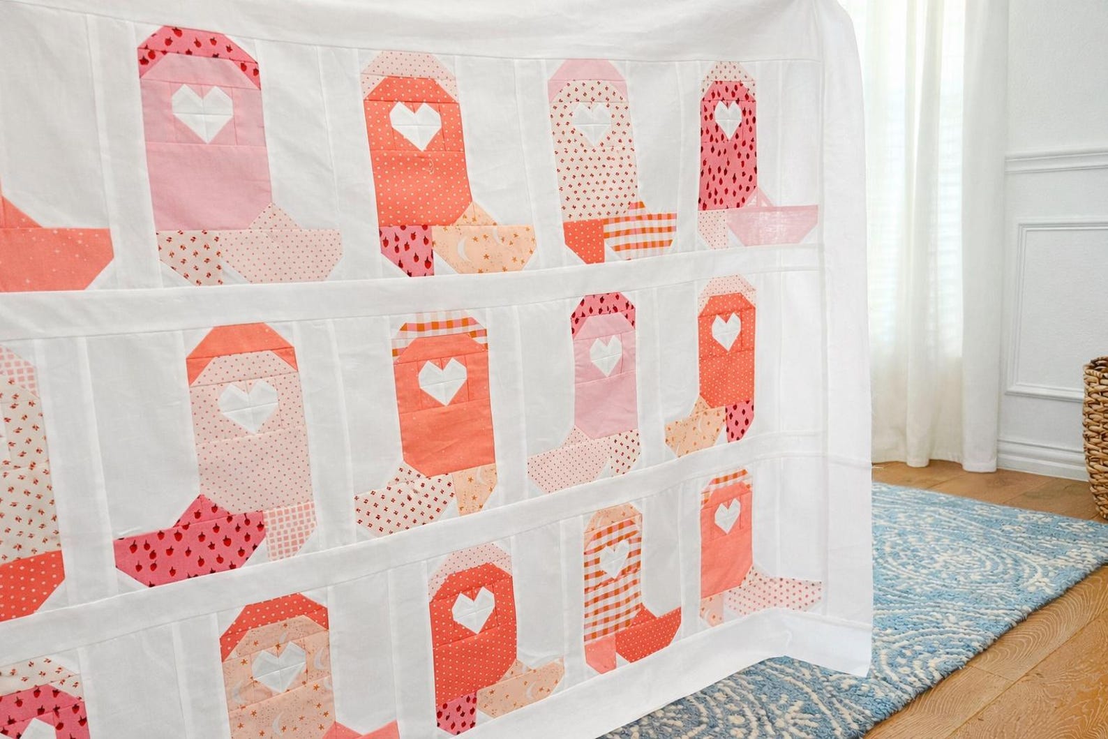 Cute to Boot Quilt Pattern - Throw Size (PDF Pattern) - Etsy