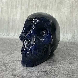 2.28&quot; AA Sodalite Crystal Skull