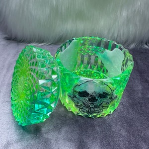 Trinket Jar, Jewelry Jar, Resin Jewelry Storage Jar, Handmade Resin Storage Jar With Lid, Jewelry Storage, Trinket Jar, Storage Jar
