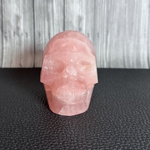 2.67&quot; Rose Quartz Crystal Skull #A