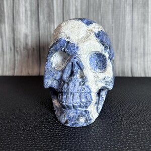 3.91&quot; XL Sodalite Crystal Skull