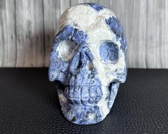 3.91" XL Sodalite Crystal Skull