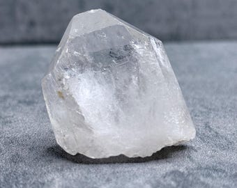 Raw Clear Quartz Crystal Point: Aura Balancing Stone