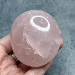 Rose Quartz Palm Stone, Rose Quartz Crystal, Rose Quartz, Palm Stone #B