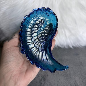 Wing Dish, Resin Dish, Jewelry Dish, Soap Dish, Smudge Dish, Jewelry Storage