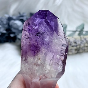 Amethyst Root, Amethyst Wand, Raw Amethyst Root Wand, Raw Amethyst