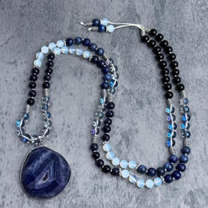 STRENGTHEN MENTAL POWER - 108 Count Mala Necklace, Gemstone Mala for Meditation, Prayer Beads, Yoga Meditation Necklace