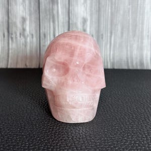 2.80&quot; Rose Quartz Crystal Skull #C