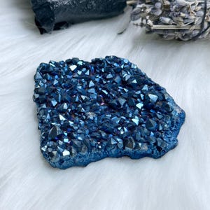 Aura Quartz Cluster, Aura Quartz, Aura Cluster, Quartz Cluster, Aura Crystal Cluster #C