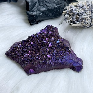 Aura Quartz Cluster, Aura Quartz, Aura Cluster, Quartz Cluster, Aura Crystal Cluster #B