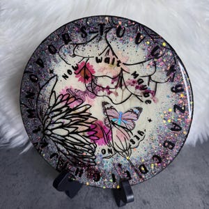 Divination Pendulum Board, Spirit Board, Ouija Spirit Board, Spirit Resin Board, Ask The Universe the Answers to Your Questions, Meditation