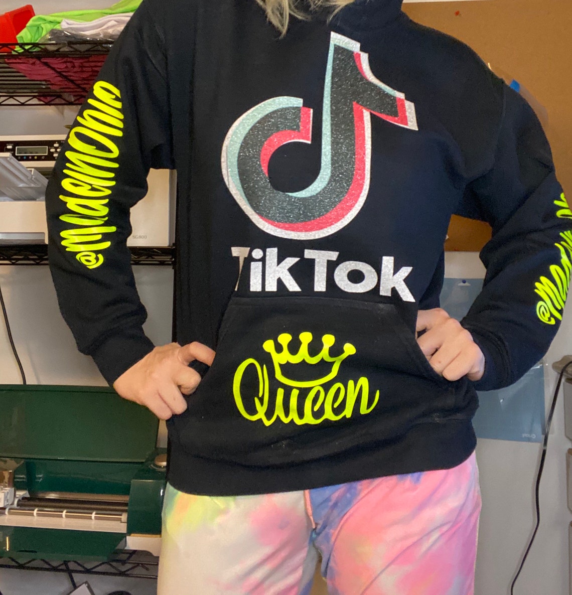 Tiktok Queen Hoodie customized Etsy