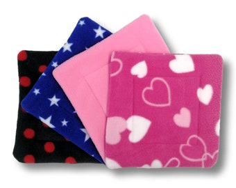 Set of 3 Pee Pads with Zorb Silvadur™ Inside - Guinea Pigs, Rabbits, Hedgehogs - Made to Order with Free Delivery