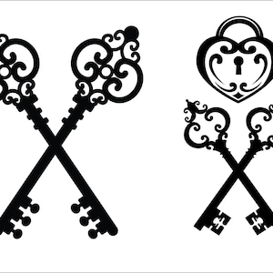Schlüssel svg, alter Schlüssel, Vintage Schlüssel und Schloss, svg, png, ai, dxf und eps Datei