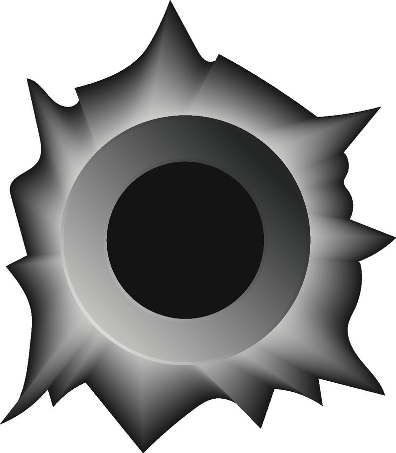 Bullet Holes Set, Bullet Bundle, Bullet Clipart Illustrations ...