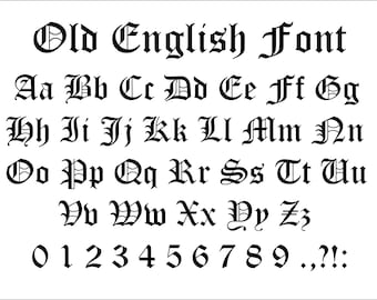 MEDIEVAL ALPHABET, Medieval Font Clipart svg/png/ai/dxf/ttf format