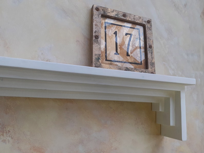 Art Deco Mantel Shelf/rustic Shelf/wood Shelf/fireplace Etsy