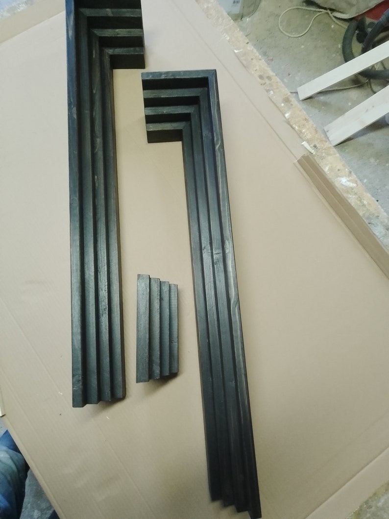 Art Deco Mantel Shelf/rustic Shelf/wood Shelf/fireplace Etsy