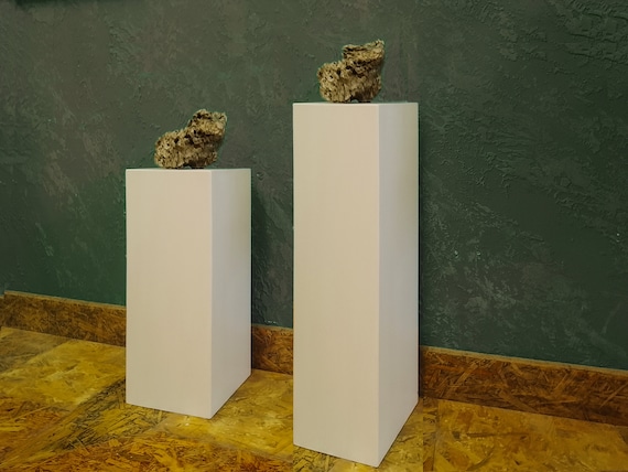 Colonne Décorative En Bois Flotté - 60x35 Cm - Pied Pour Plantes, élément Déco Naturel