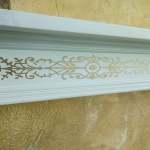Mantel Shelf / Rustic Shelf / Wood Shelf / Fireplace Shelf / Mantelpiece / Victorian Style / Bright Home Decor