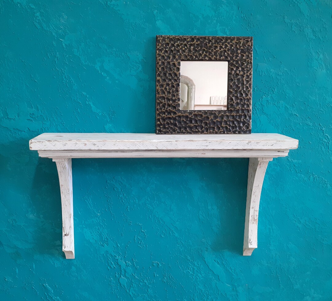 Mantel Shelf/mantel Shelf With Side Parts/rustic Mantel Etsy