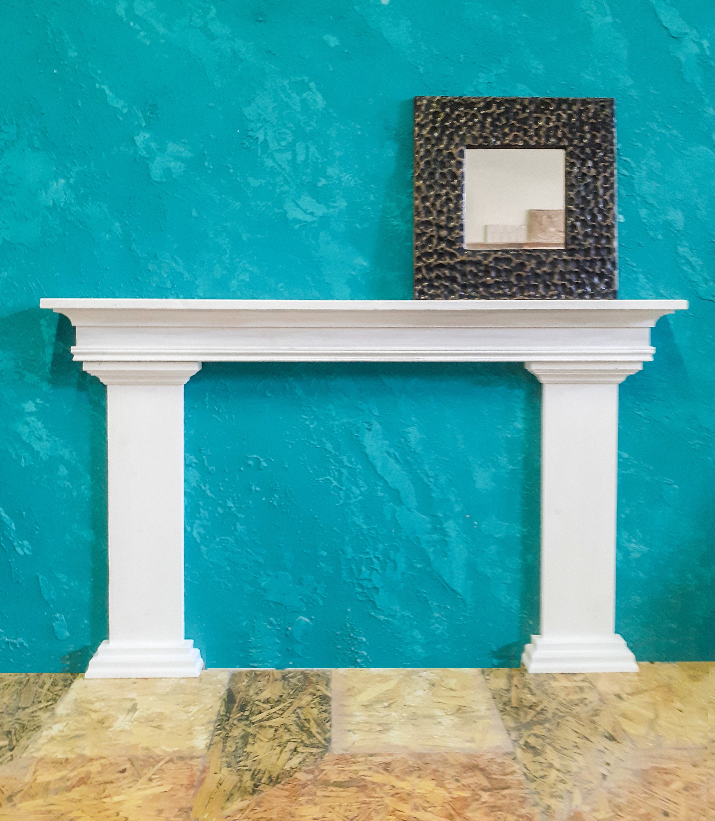 Mantel Shelf/mantel Shelf With Side Parts/rustic Mantel Etsy