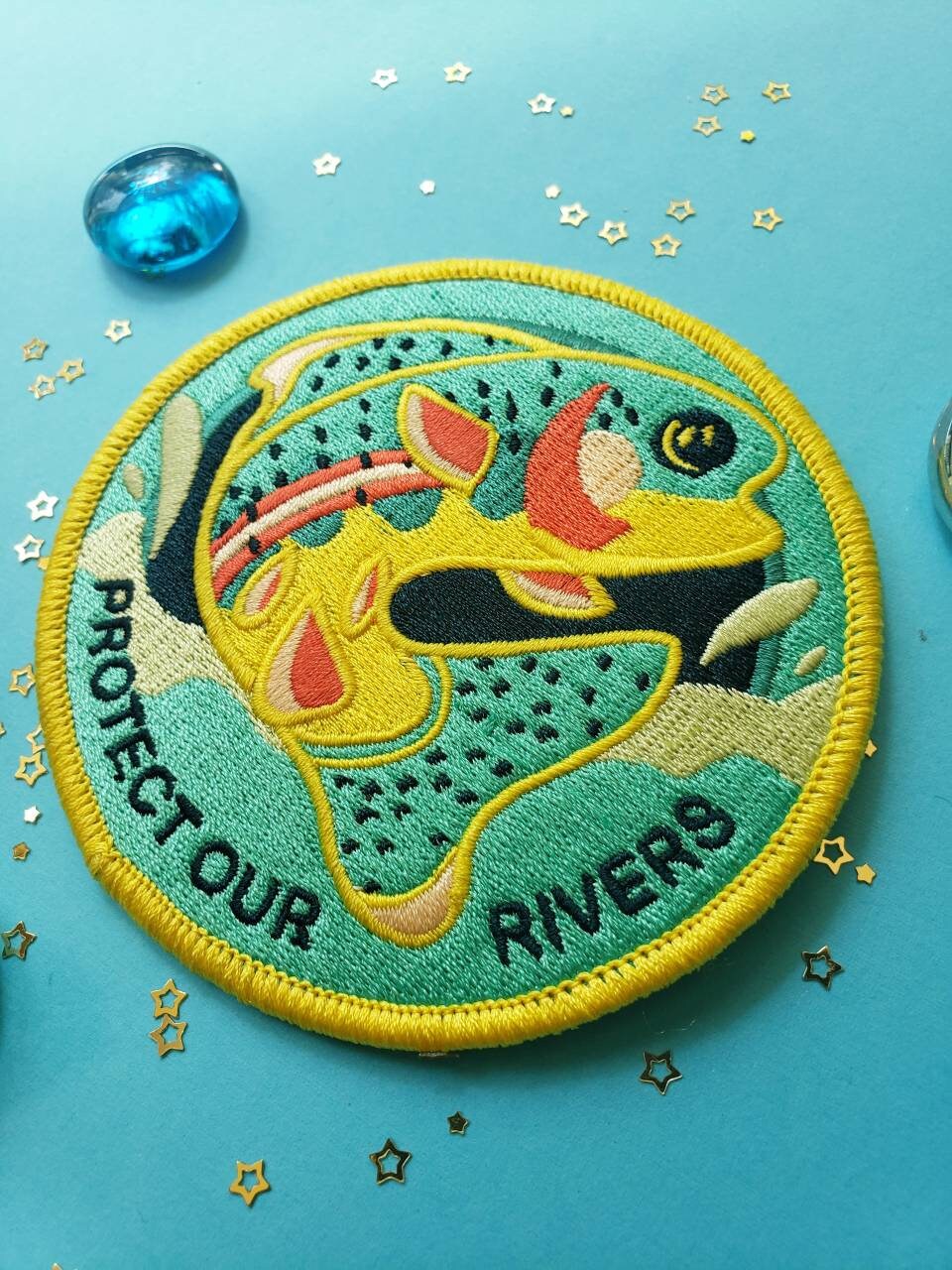 Golden Trout Conservation Fishing Iron On/sew on Embroidered - Etsy