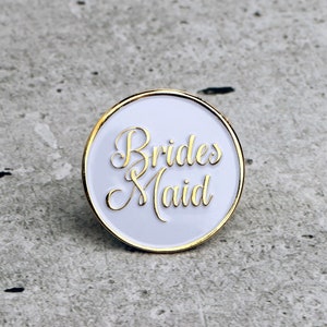 bridesmaid gift lapel pin bridal shower