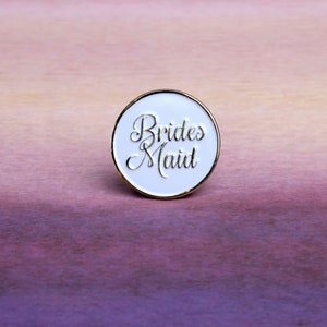 Bridesmaid Pin Brass ODD REPUBLIC image 6