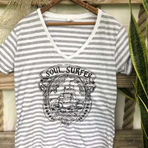 Soul Surfer Ship Striped Vneck
