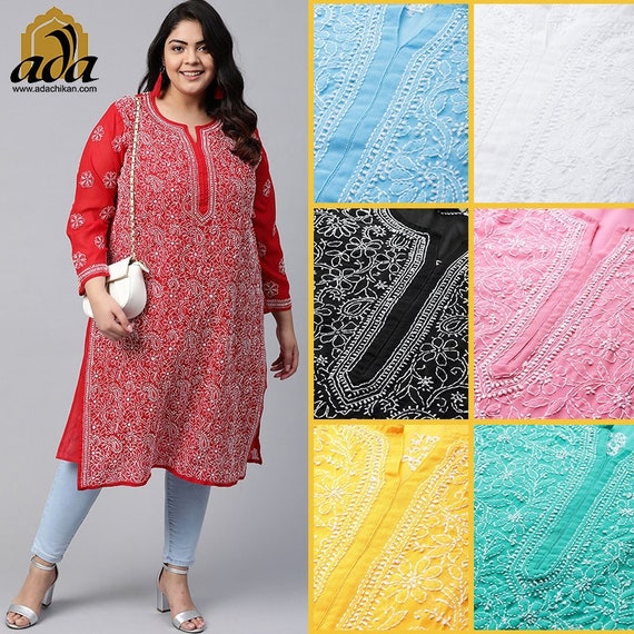 plus size designer kurtis