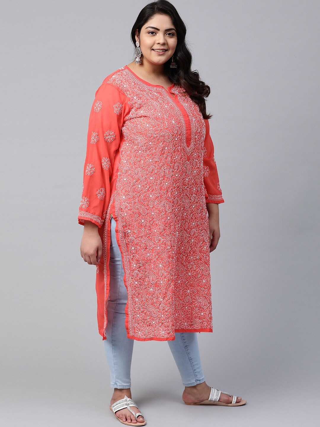 Aarvi Plus Size Vol 2 Regular Wear Wholesale Printed Kurtis - The Ethnic  World