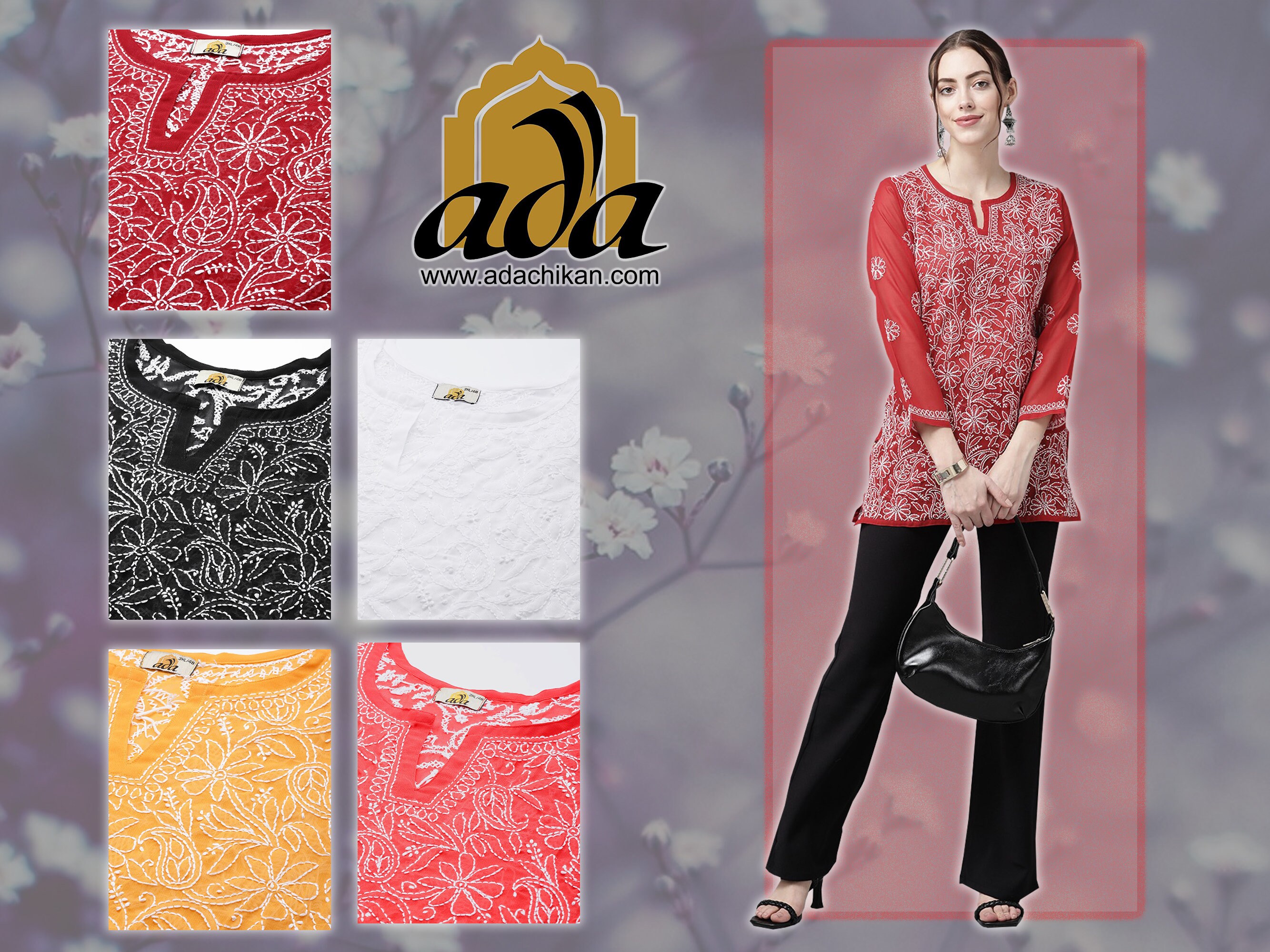 Chikan work hotsell salwar material