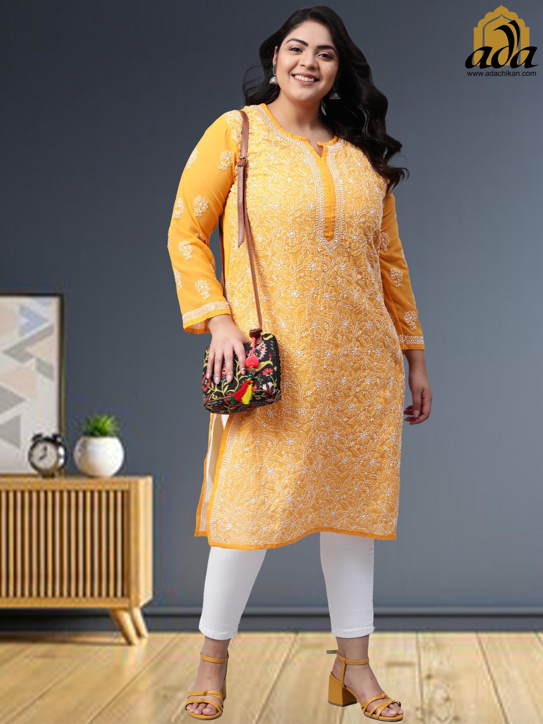 5xl georgette kurtis 2025