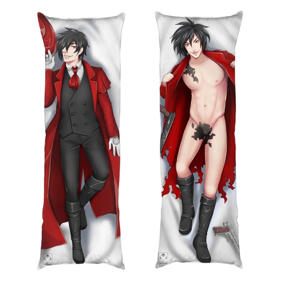 Body Pillow Alucard | Etsy Dakimakura pillowcase vampire anime | Etsy