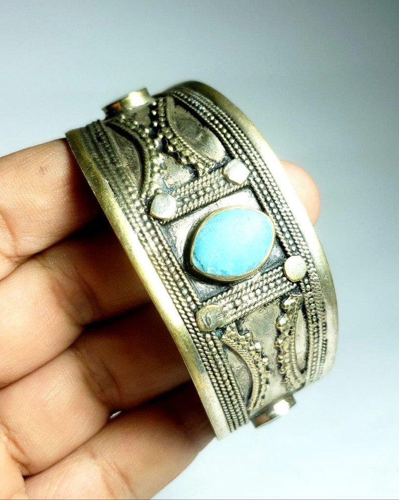 Lovely Old Style Chinese Torquoise Gale Bangle,valentines gift for her,lockdown birthday gift