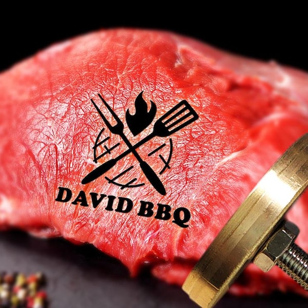1-6 inch Steak/Grill Stamp, suitable for restaurant logo branding.
