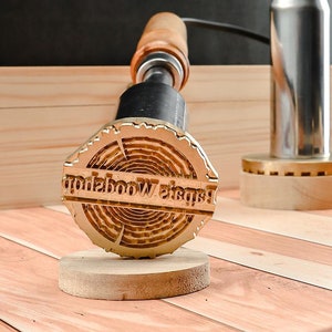 Estampe en fer électrique pour logo personnalisé - Fer à repasser électrique pour logo de marque - Sélection de cadeaux pour le travail du bois pour la fête des pères - Enseigne de magasin personnalisée