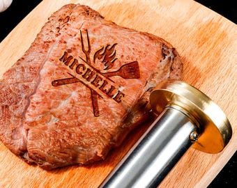 Personalized steak branding iron Electric Branding Iron for cake, burger branding iron
