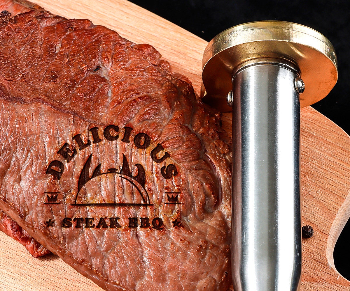 Custom Branding Iron BBQ / Steak Branding Iron / Meat Branding Etsy