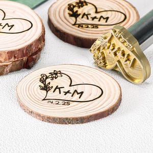 Hochzeits-Brandeisen, Hochzeitsmarke, individuelles elektrisches Brandeisen für Holz, Fleisch, Kuchen, Leder