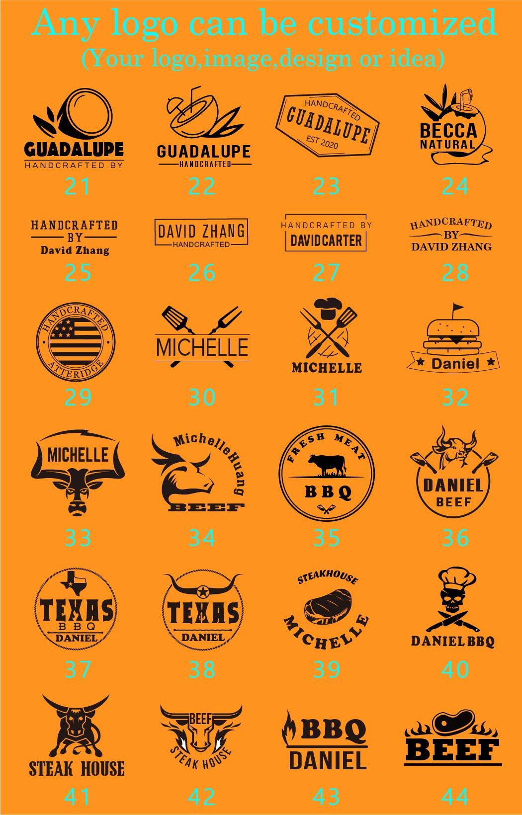 Ferro Da Stiro Personalizzato Per Hamburger - In Ottone, Per Legno, Pelle E Alimenti, Logo Custom