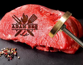 Fer à marquer la viande pour les aliments Fer à marquer pour barbecue personnalisé pour griller des steaks personnalisés.
