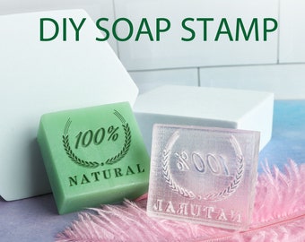 Custom soap stamp , Custom Acrylic Handmade Mold stamp ,Personalized Cookie Stamp, Soap stamp,Acrylic