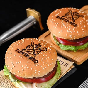 Suitable For Restaurant Logo Stamps, Electric Branding Iron,Custom BBQ burning stamp with electric branding iron,father’s day gift.