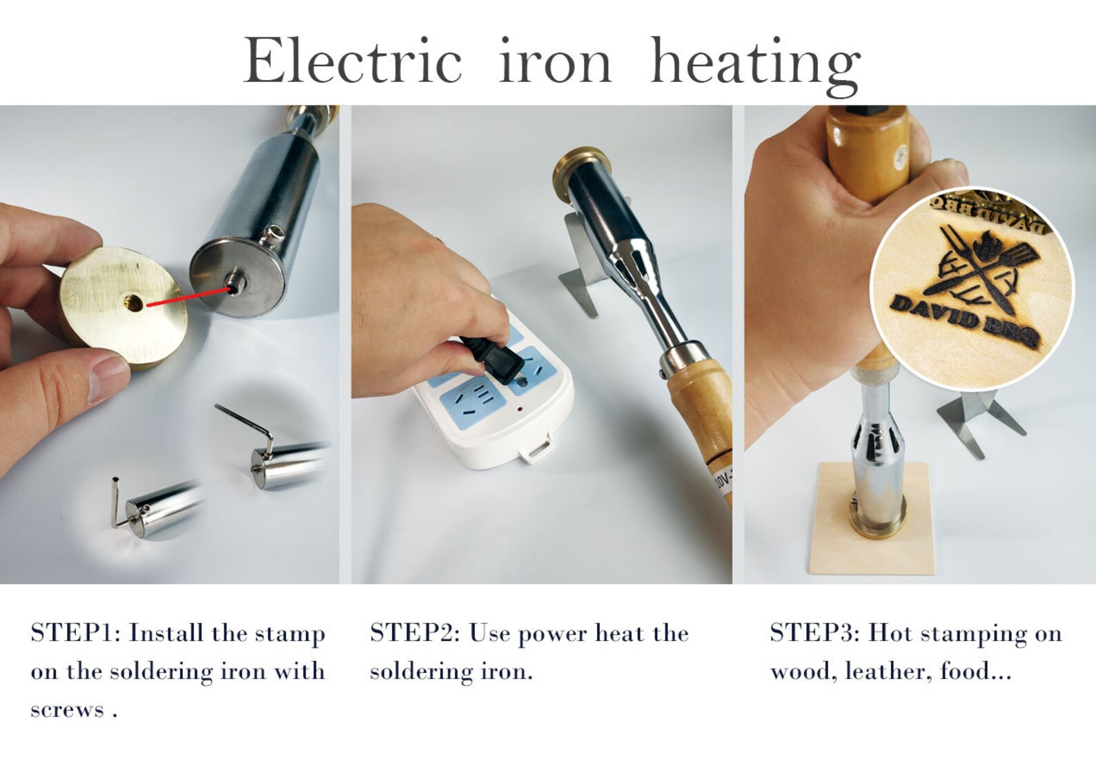 Custom Electric Branding Iron for Steak custom Design Meat Etsy