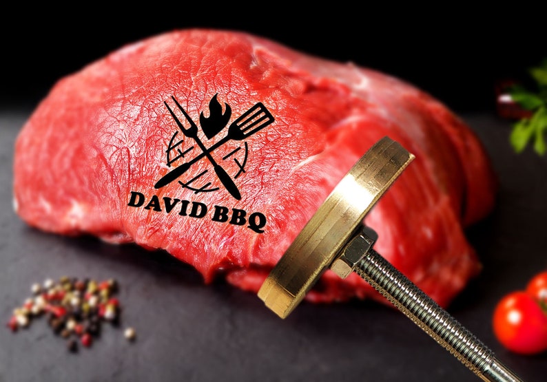 Meat Branding Iron for Food Personalized BBQ Branding Iron Etsy UK