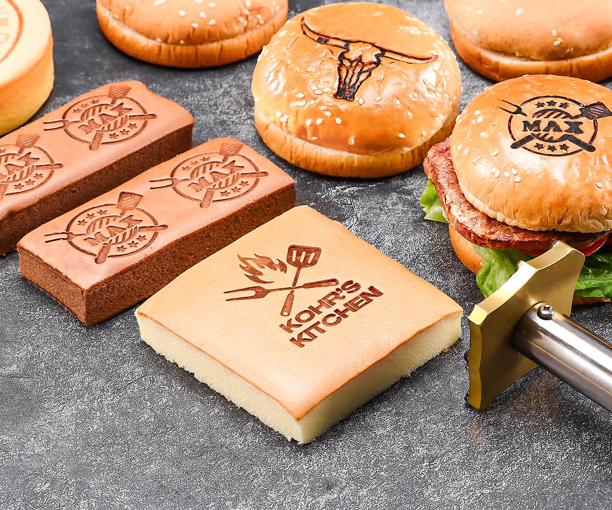 Ferro da stiro personalizzato per hamburger, Ferro da stiro per